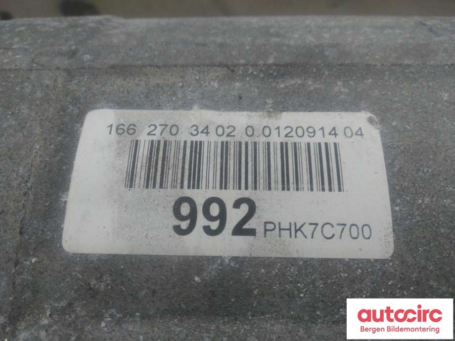 Girkasse automat til Mercedes GLE 2015-2018 (Fase 2) (W166) (W166) (MERCEDES|A 166 270 34 02|1662703402|)