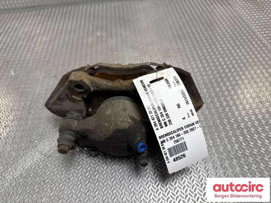 Bremsecaliper venstre foran til Mercedes C-Klasse 2011-2014 (Fase 2) (W204) (W204) (MERCEDES|A 204 421 39 81|)