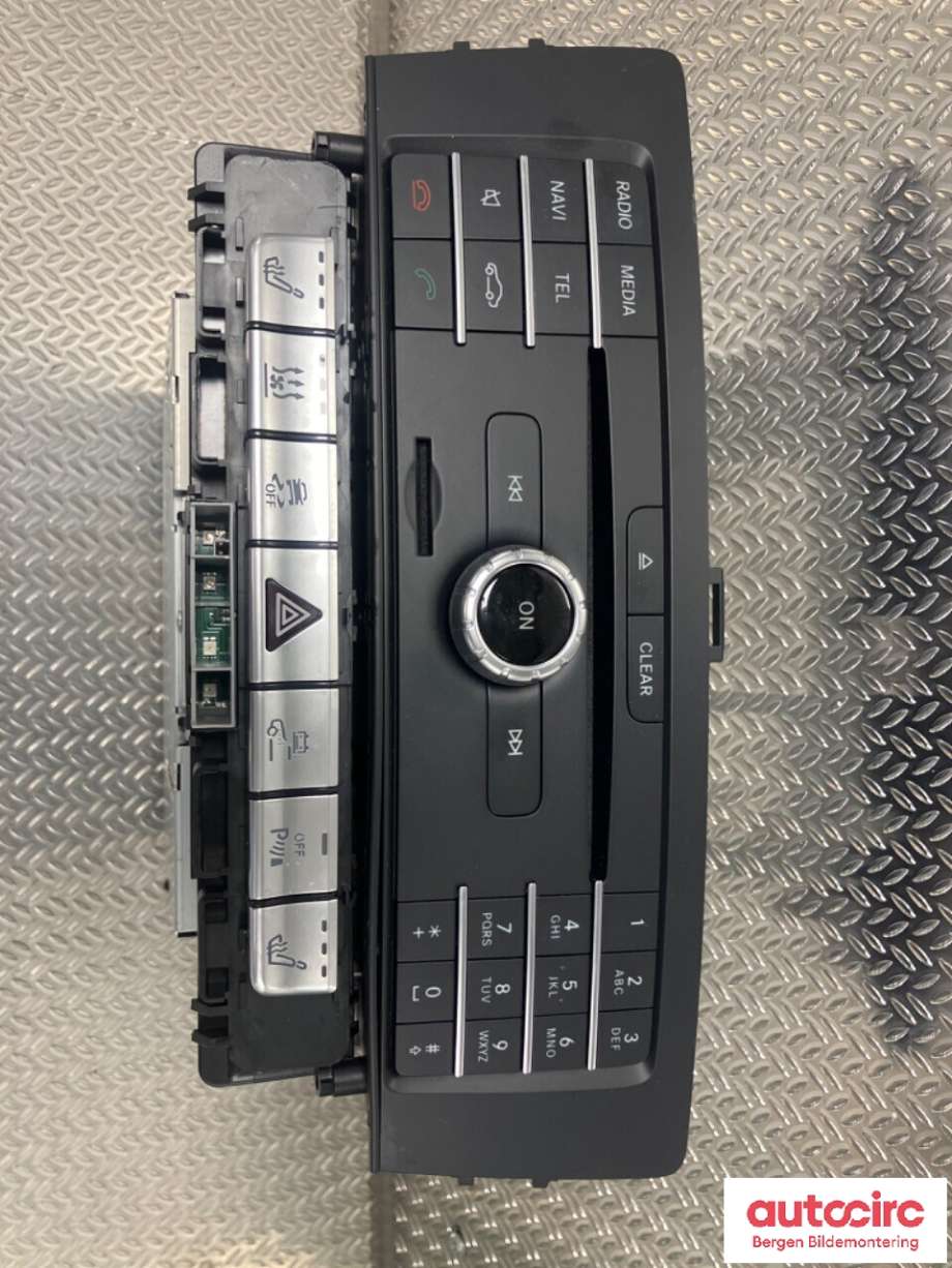 Bilstereo til Mercedes GLE 2015-2018 (Fase 2) (W166) (W166) (MERCEDES|A 166 900 54 20|A 166 905 49 01|A 166 900 38 21)
