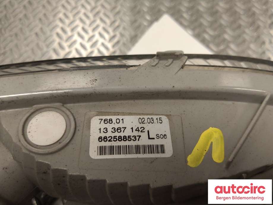 Blinklykt venstre til Opel Astra J 2010-2015 (OPEL|13367142|)