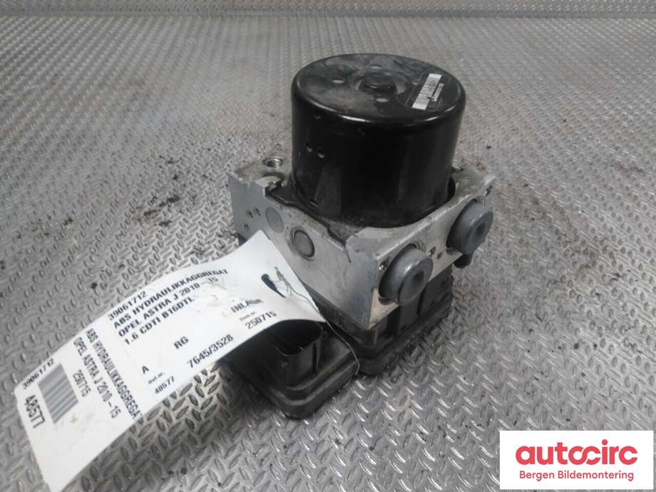 ABS sentral til Opel Astra J 2010-2015  (OPEL|39061712|)