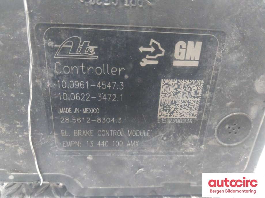ABS sentral til Opel Astra J 2010-2015  (OPEL|39061712|)