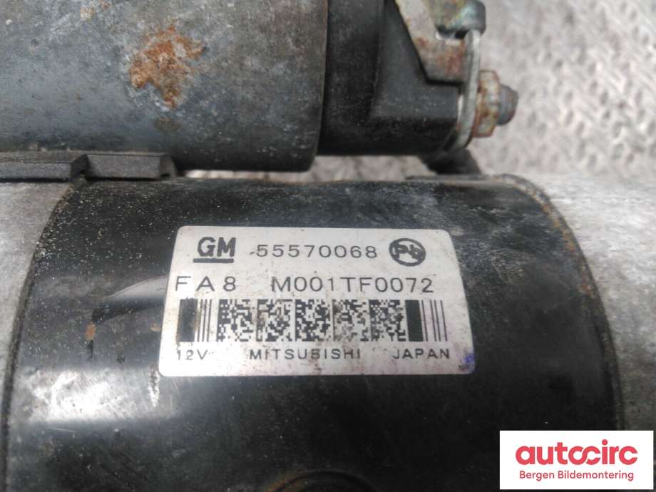 Starter diesel til Opel Astra J 2010-2015 (OPEL|55497878|)