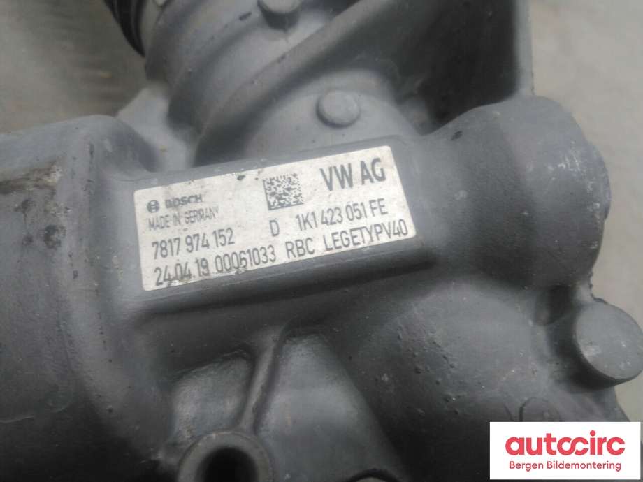 Tannstang elektrisk til VW Caddy 2015-2020 (Type III, Fase 3)  (VOLKSWAGEN|1K1 423 055 M|1K1 423 055 MX|)