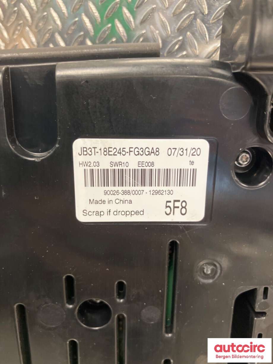 Varmeapparat register til Ford Ranger / Ranger Raptor 2015-2022 (FORD|2556035|)