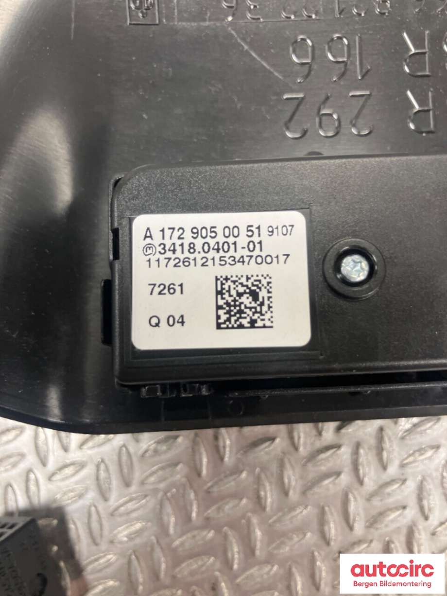 Bryter diverse til Mercedes GLE 2015-2018 (Fase 2) (W166) (W166) (MERCEDES|A 172 905 00 51|)