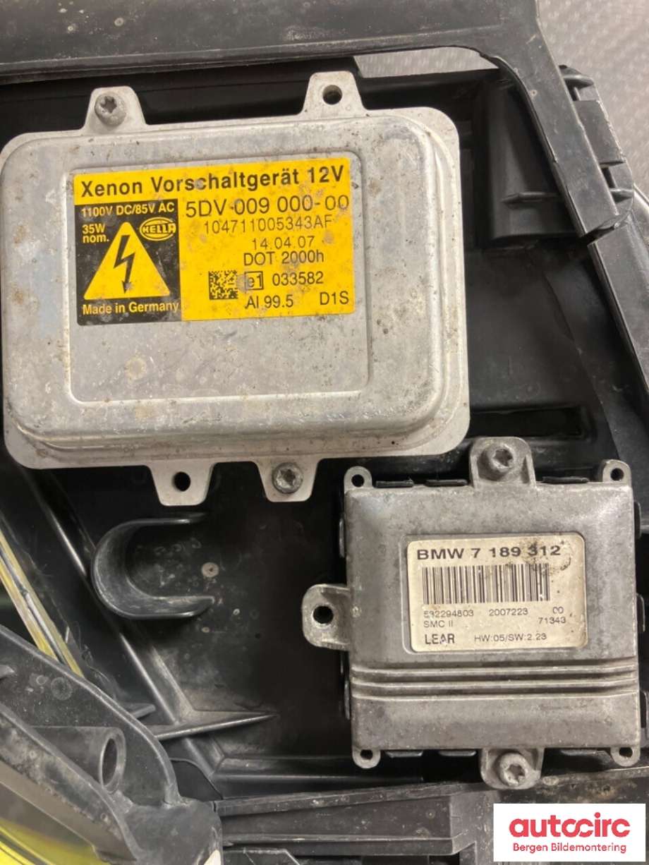 Frontlykt høyre halogen til BMW 5-Serie 2003-2010 (E60/E61) (E60/E61) (BMW|63 12 7 177 752|)