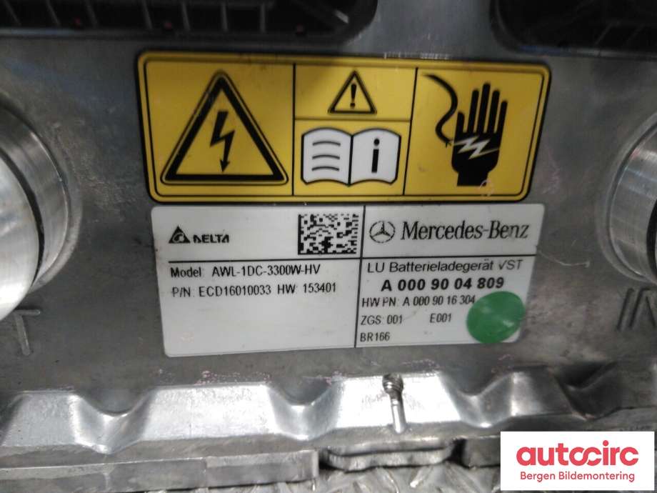 Batterilader kabel til Mercedes GLE 2015-2018 (Fase 2) (W166) (W166) (MERCEDES|A 000 900 48 09|)