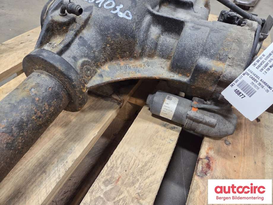 Kardang klokke bak til VW Caddy 2015-2020 (Type III, Fase 3)  (VOLKSWAGEN|2K5 500 051 BE|)