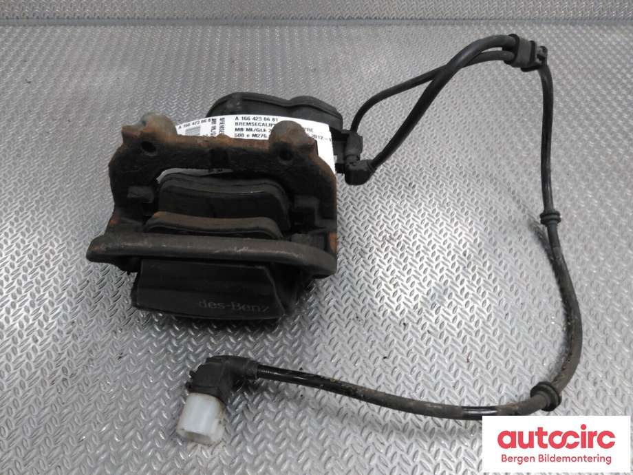 Bremsecaliper høyre bak til Mercedes GLE 2015-2018 (Fase 2) (W166) (W166) (MERCEDES|A 166 423 06 81|)