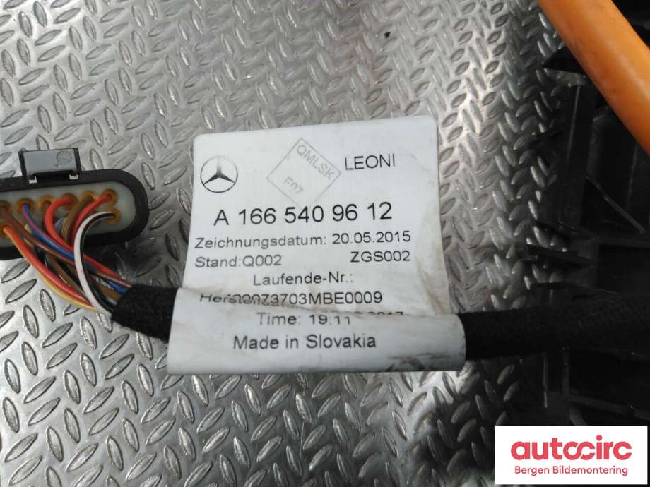 Ledningsnett til Mercedes GLE 2015-2018 (Fase 2) (W166) (W166) (MERCEDES|A 000 545 64 17|)