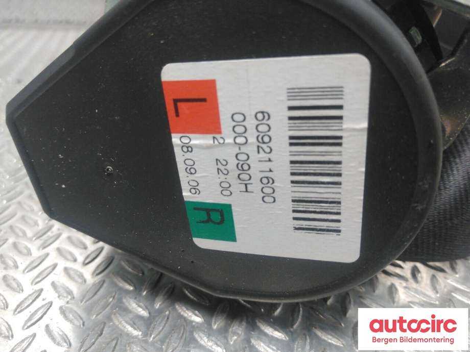 Sikkerhetsbelte bak høyre til Audi A4 2004-2008 (Type III) (B7) (B7) (AUDI|8E5 857 805 M|)