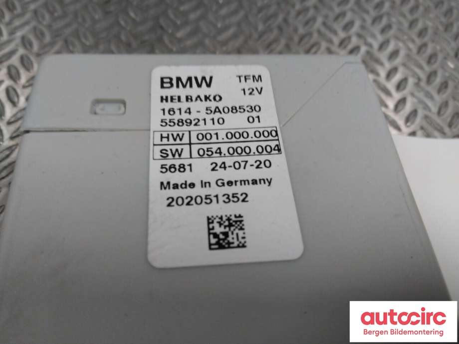 Styreenhet drivstoffpumpe til BMW X1 2015-2022 (F48) (F48) (BMW|16 14 5 A08 530|)