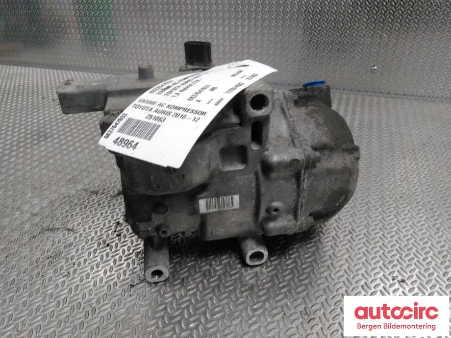 Aircondition kompressor til Toyota Auris 2010-2012 (Type I, Fase 2)  (TOYOTA|8837047033|8837047031|)