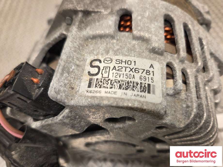 Dynamo til Mazda CX-5 2012-2017 (Type I)  (MAZDA|SH0118300A|)