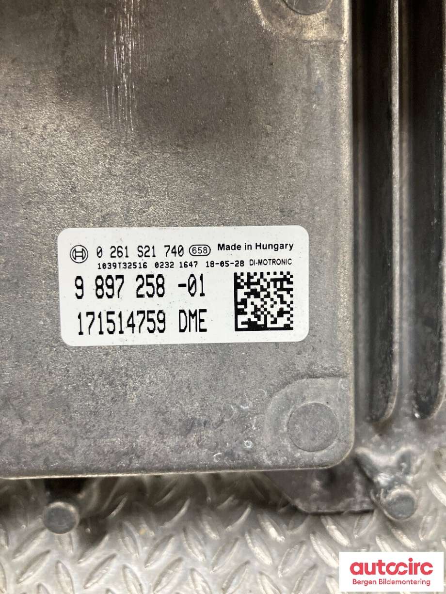Styreenhet motor til BMW 2-Serie 2014-2021 (F22/F23) (F22/F23) (BMW|12 14 9 897 258|)