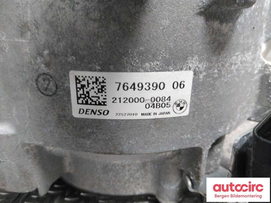 Dynamo til BMW 2-Serie 2014-2021 (F22/F23) (F22/F23) (BMW|12 31 7 649 390|)