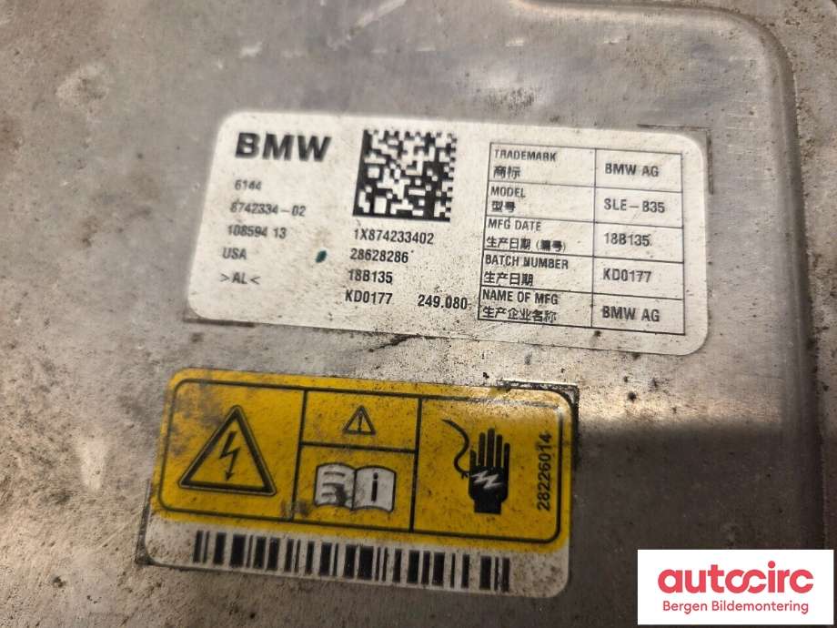 Batterilader kabel til BMW 2-Serie 2014-2021 (F22/F23) (F22/F23) (BMW|61 44 5 A2A F55|)