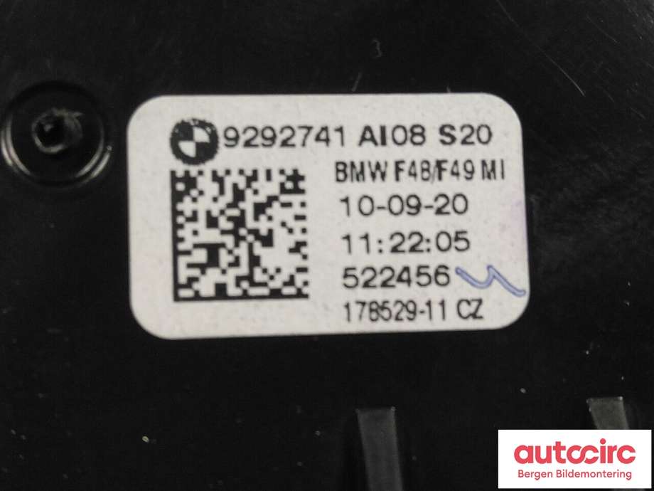 Dashbord friskluftdyse til BMW X1 2015-2022 (F48) (F48) (BMW|64 22 9 292 741|)