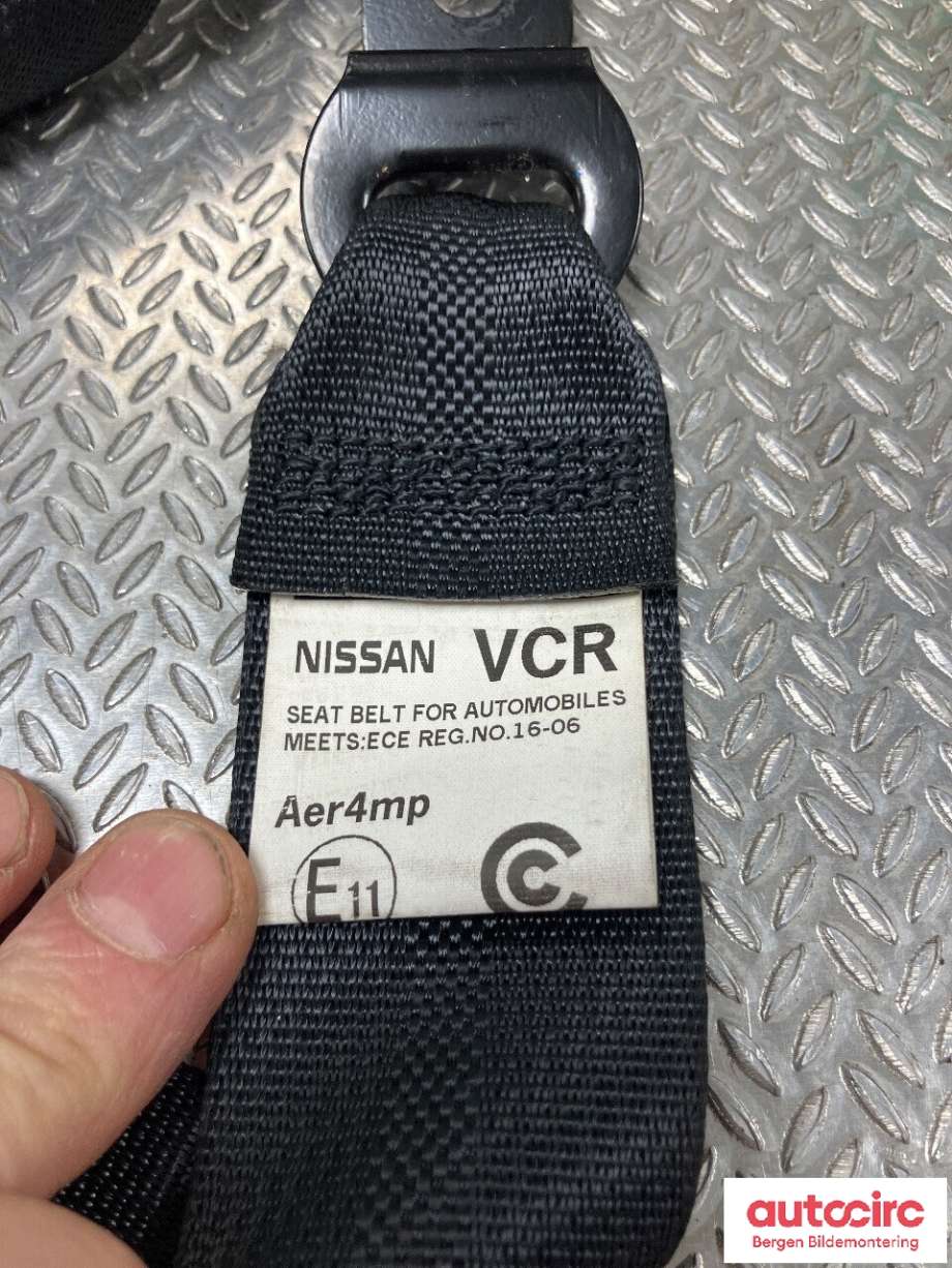Sikkerhetsbelte foran høyre til Nissan Leaf 2011-2017 (Type I)  (NISSAN|868843NF5A||624239301B)