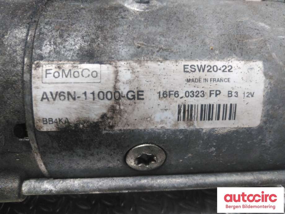 Starter diesel til Ford Transit Connect 2013-2018 Type II, Fase 1  (FORD|2033247|)