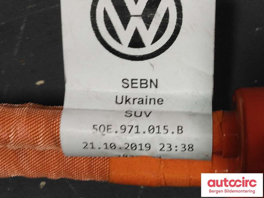 Kabel høy volt (HV) hybrid til VW e-Golf 2017-2020 (Fase 2)  (VOLKSWAGEN|5QE 971 015 B||5QE.971.015.B)