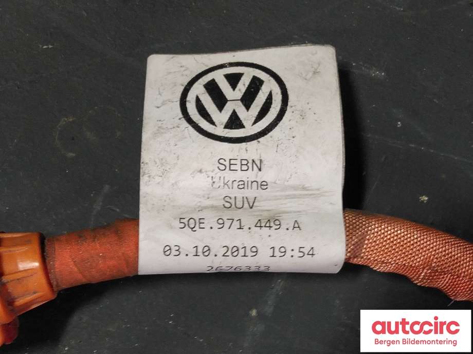 Kabel høy volt (HV) hybrid til VW e-Golf 2017-2020 (Fase 2)  (VOLKSWAGEN|5QE 971 449 A||5QE.971.449.A)