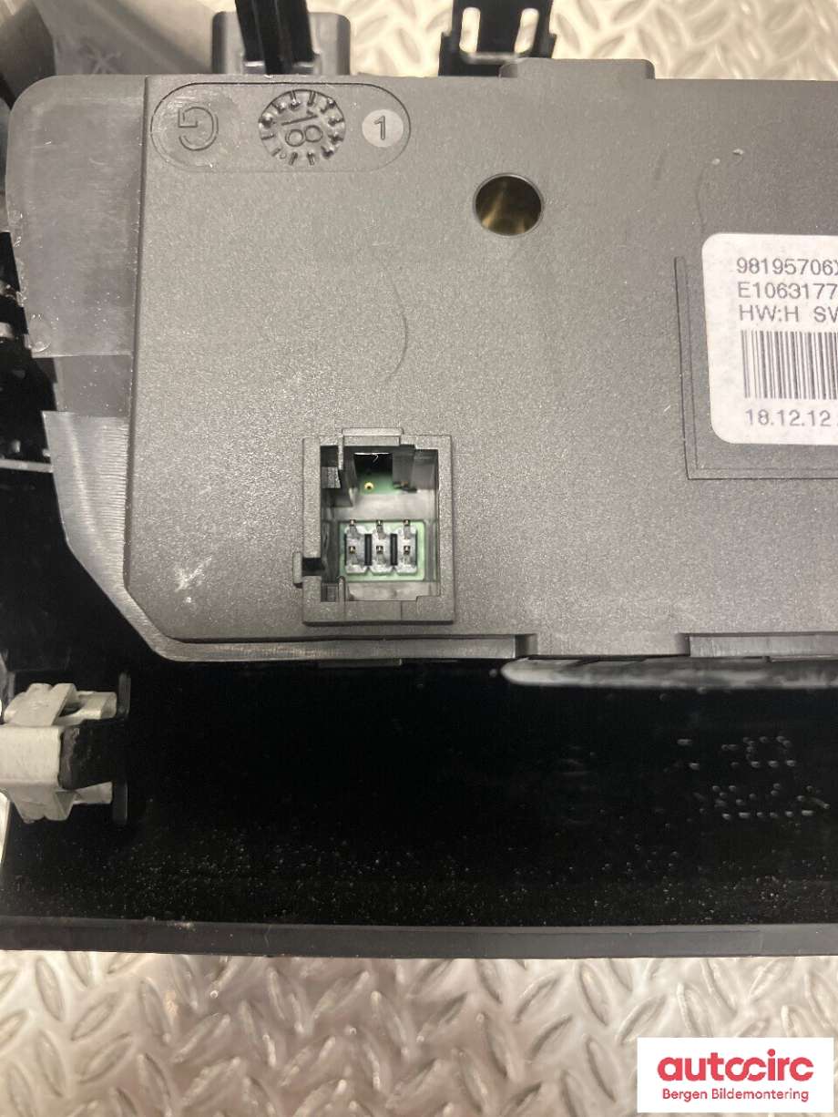 Varmeapparat betjening til Peugeot 2008 2013-2019 (Type I)  (PEUGEOT|98 195 706 80|)