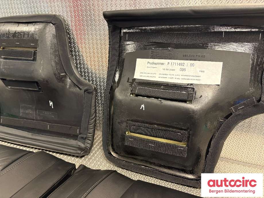 Sete bak til Porsche 911 1998-2005 (996) (996) (PORSCHE|996 522 051 02|996 522 011 02 EVK|996 522 012 02)
