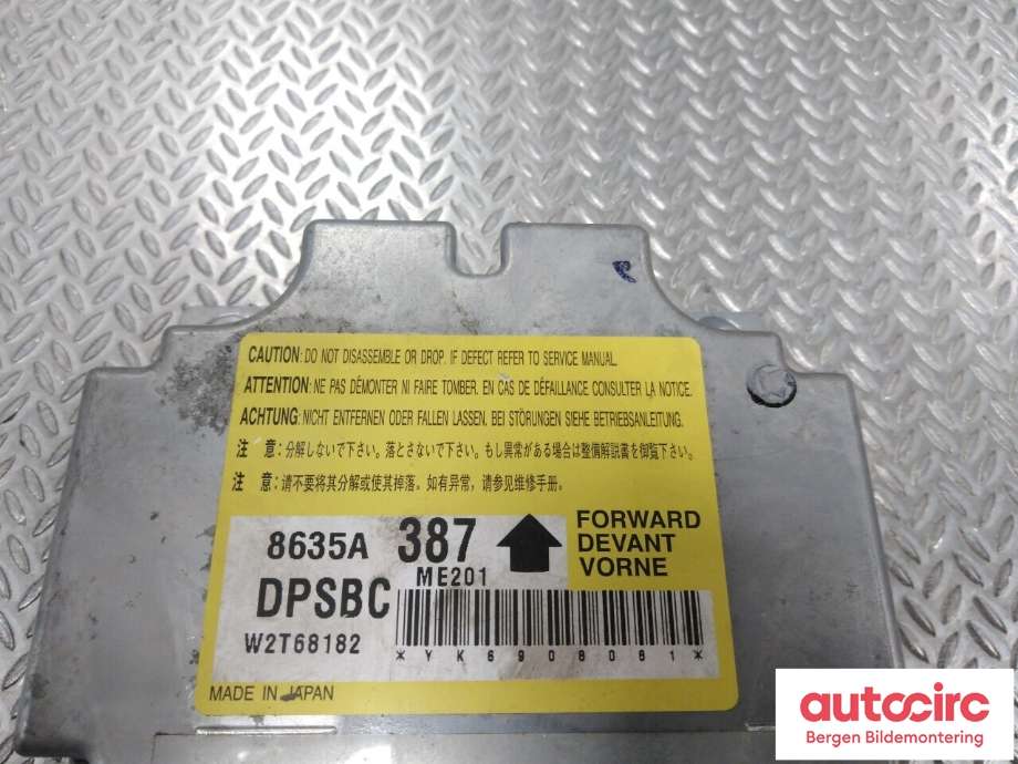 Airbag elektronikk til Peugeot iOn 2011-2020  (PEUGEOT|16 128 860 80|)