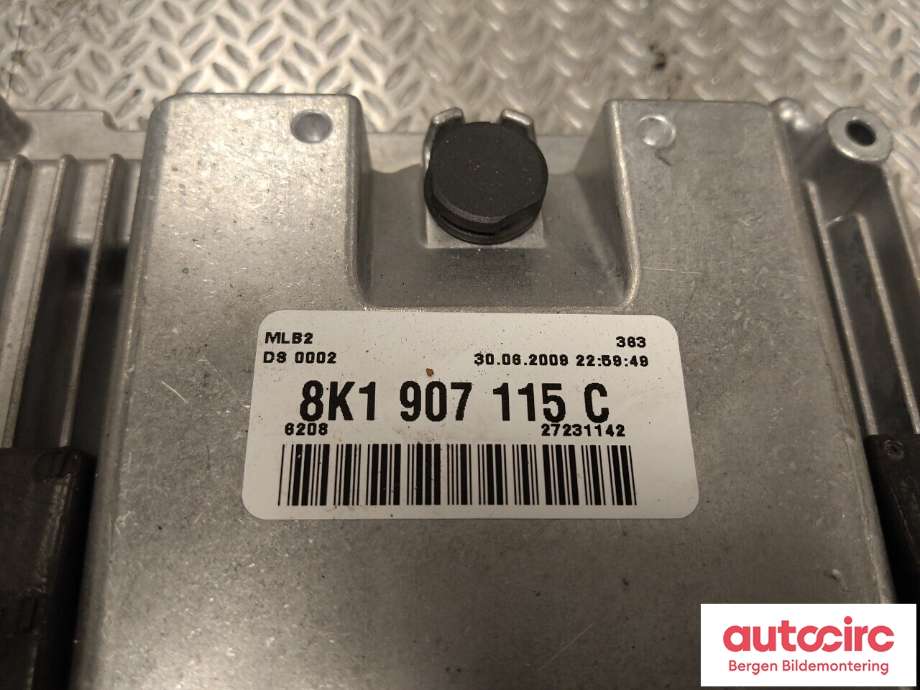 Styreenhet motor til Audi A4 2007-2014 (Type IV) (B8) (B8) (AUDI|8K1 907 115 C|)