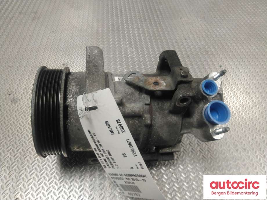 Aircondition kompressor til Peugeot 208 2012-2019 (Type I)  (PEUGEOT|98 221 849 80|)