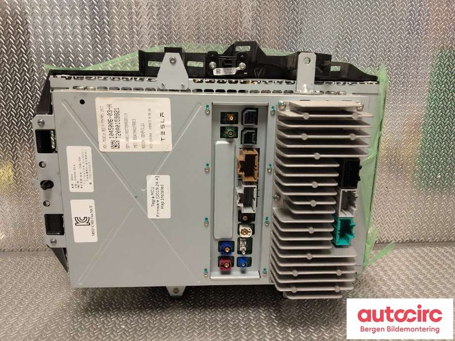 Multimedia display (MCU - Media Controller Unit) til Tesla Model S 2013-2016 (Fase 1)  (TESLA|1045006-03-H|)