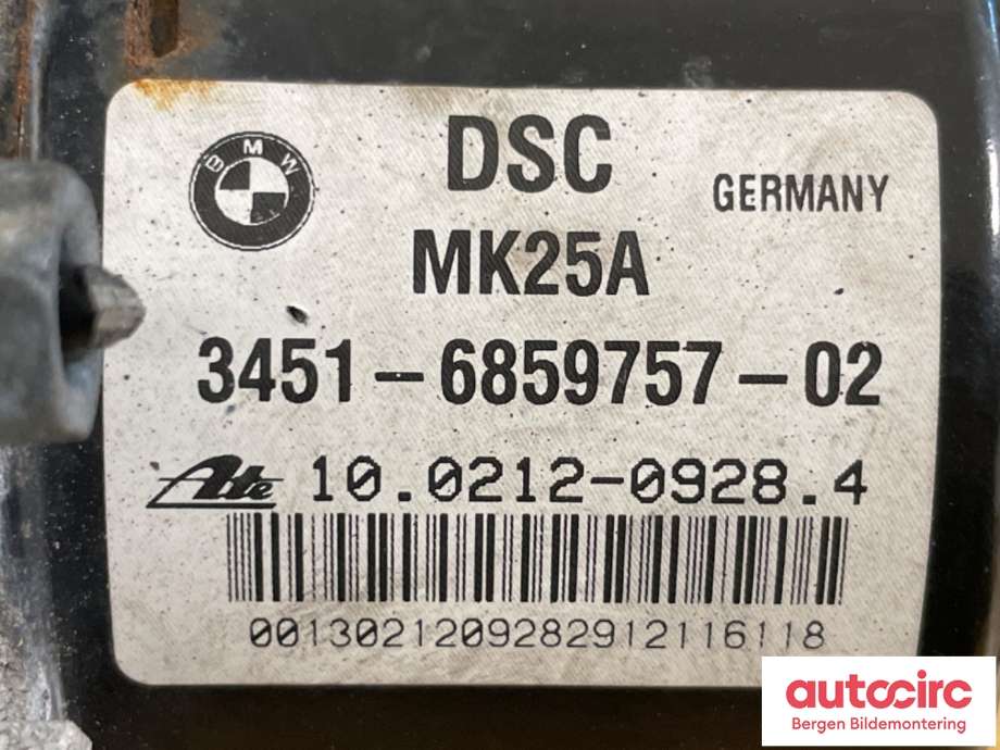 ABS sentral til BMW X3 2010-2017 (F25) (F25) (BMW|10.0212-0928.4||3451-6859757-02)