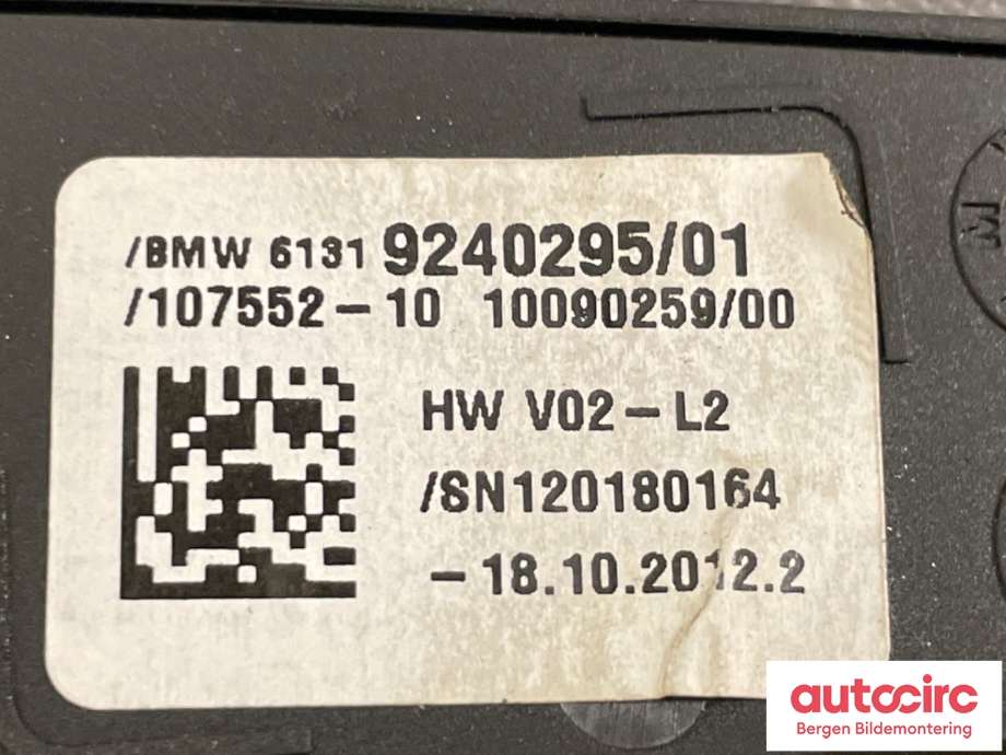 Bryter diverse til BMW X3 2010-2017 (F25) (F25) (BMW|61 31 9 267 892||9240295/01)