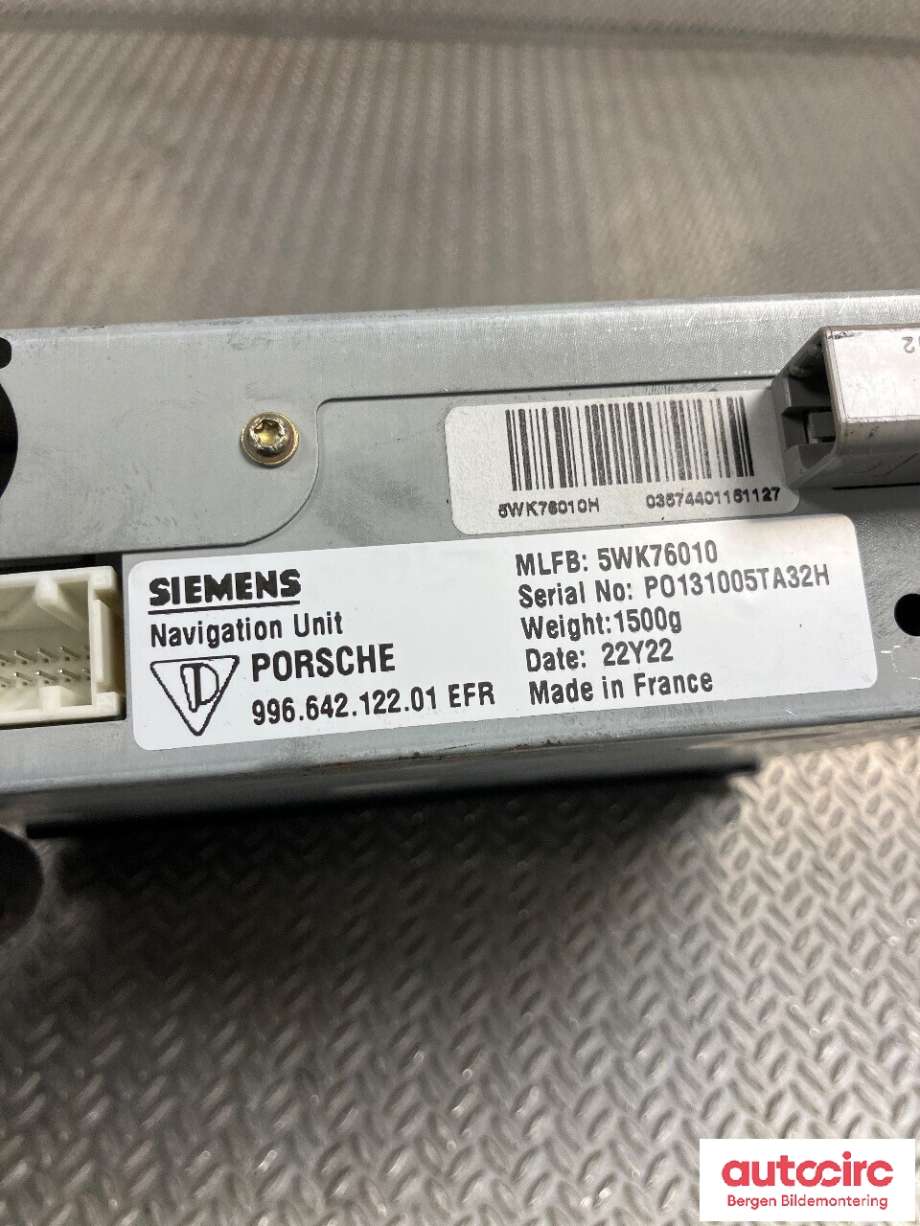 Bilstereo navigasjon til Porsche 911 1998-2005 (996) (996) (PORSCHE||996 642 122 01)