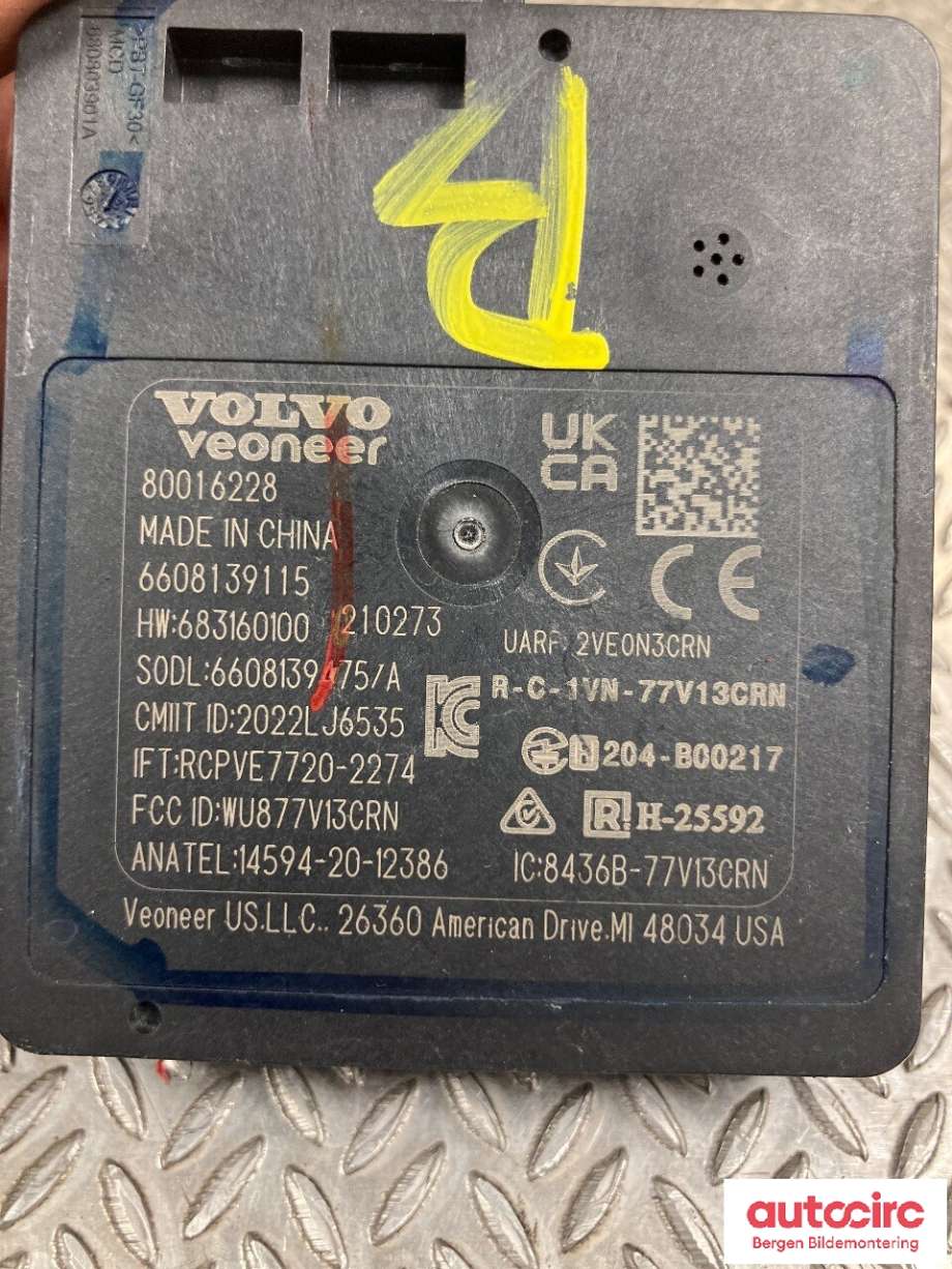 Sensor radar til Volvo EX30 2023-->>  (VOLVO|80016228|)