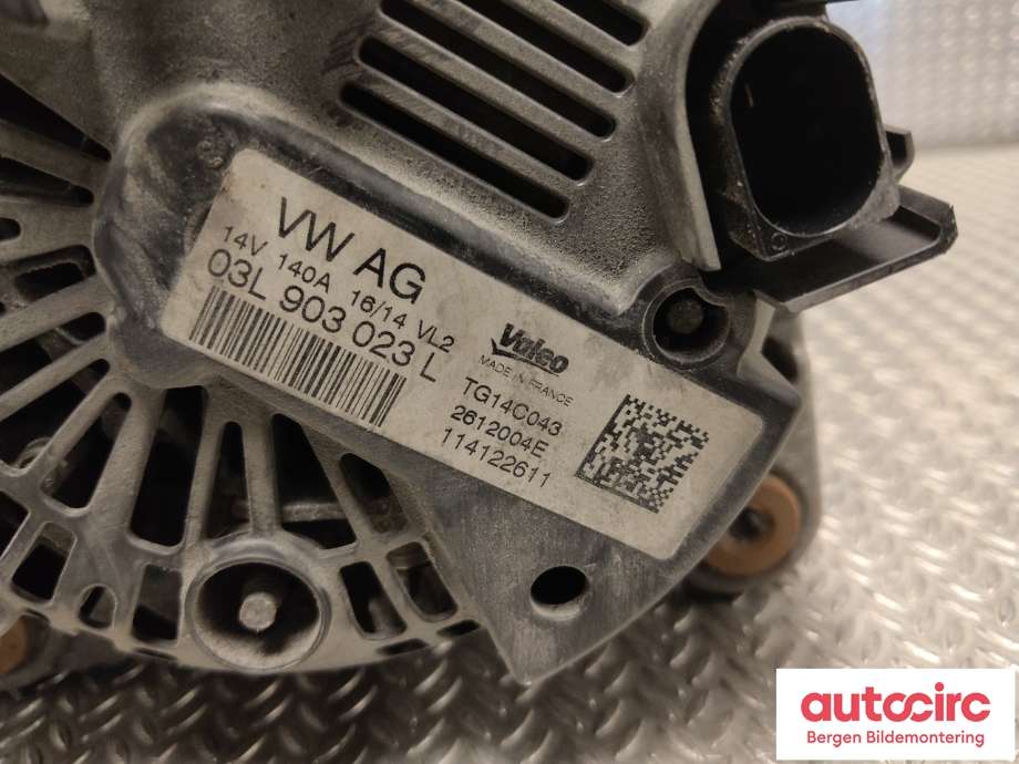 Dynamo til Škoda Octavia 2013-2016 (Type III, Fase 1)  (SKODA|03L 903 023 L|)