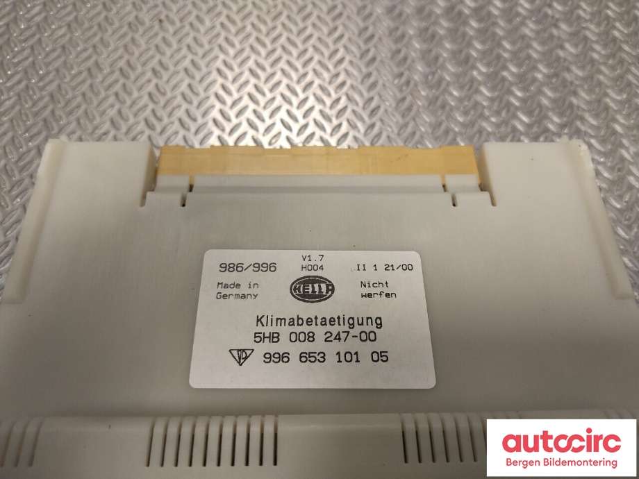Bilstereo til Porsche 911 1998-2005 (996) (996) (PORSCHE|996 653 101 CX|996 653 101 03|)