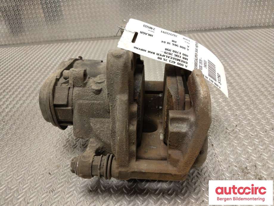 Bremsecaliper høyre bak til Mercedes EQC 2019-->>  (MERCEDES|A 000 423 76 00|A 000 906 10 04|)