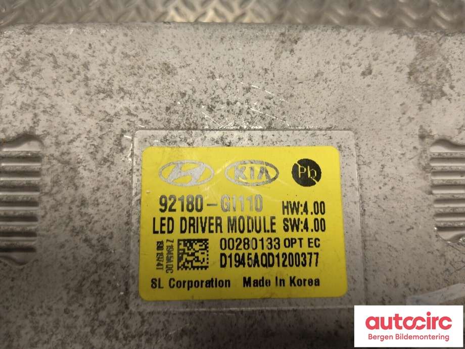 Styreenhet xenon/ballast til Hyundai Ioniq 5 2021-->>  (HYUNDAI|92180GI110|)
