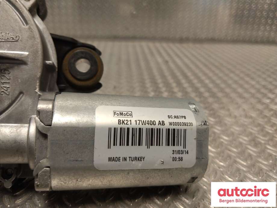 Viskermotor bakrute til Ford Transit Custom 2013-2023 (Type I) (FORD|BK21-17W400-AD|1883402|)