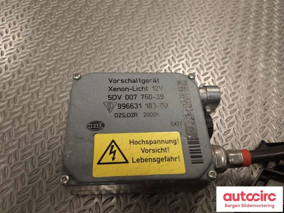 Styreenhet xenon/ballast til Porsche 911 1998-2005 (996) (996) (PORSCHE|996 631 183 00|996 631 101 10|)