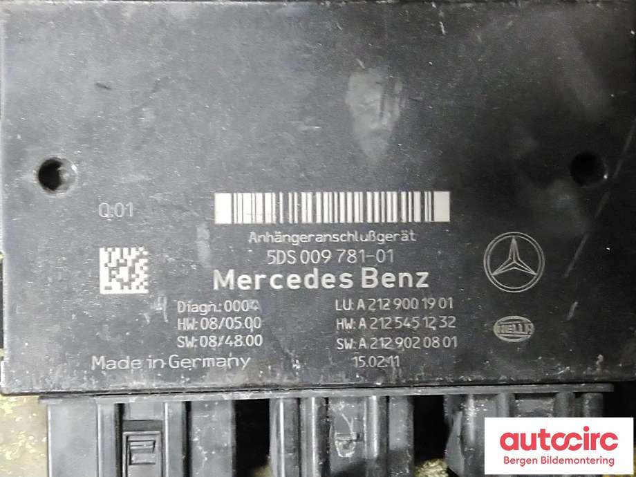 Hengerfeste til Mercedes E-Klasse 2009-2013 (Fase 1) (W212) (W212) (MERCEDES|A 212 310 02 04|)