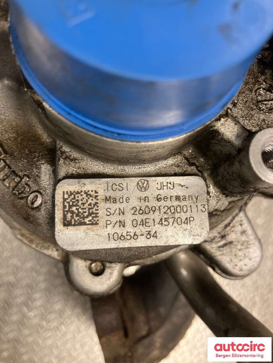 Turbo til VW Golf VII 2012-2017 (Fase 1)  (VOLKSWAGEN|04E 145 721 F|)