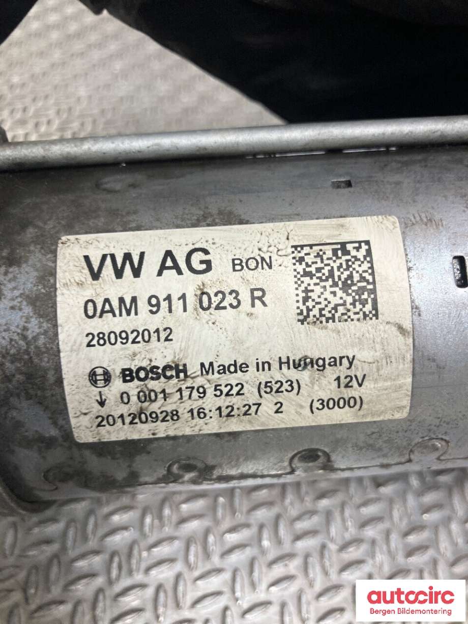 Starter til VW Golf VII 2012-2017 (Fase 1) (VOLKSWAGEN|0AM 911 023 R|)