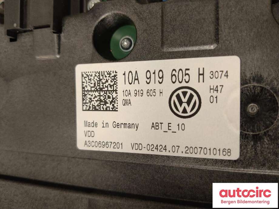 Multimedia display (MCU - Media Controller Unit) til VW ID.3 2020-->>  (VOLKSWAGEN|10A 919 605 M|)