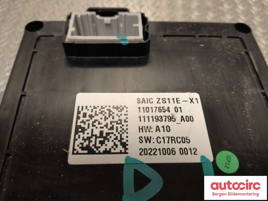 Girstang/girvelger automat til MG ZS EV 2022-->> (Type I, Fase 2)  (MG||11017654)