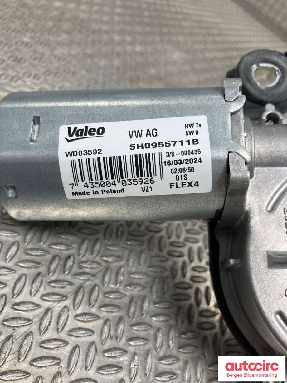Viskermotor bakrute til VW ID.3 2020-->>  (VOLKSWAGEN|5H0 955 711 B|)