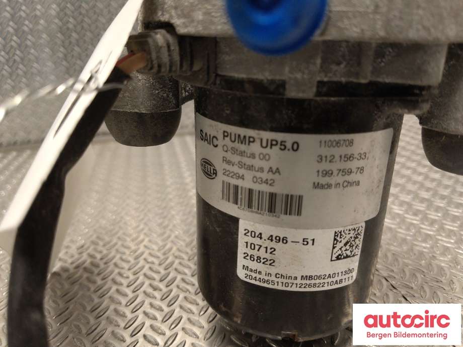 Vakuumpumpe til MG ZS EV 2022-->> (Type I, Fase 2) (MG||11006708)